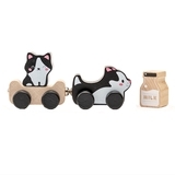 Дерев’яна іграшка Cubika "Веселі кошенята" (4823056515450) - Pampik