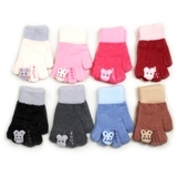 Рукавички Ru Bi Зайка, акрил, р.S (1-3 роки), рожевий (А-632) - Pampik - 2