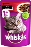 Вологий корм для котів Whiskas з яловичиною, в соусі, 100 г - Pampik