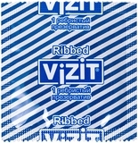 Презервативи латексні Vizit Ribbed, з кільцями, 3 шт. - Pampik - 3