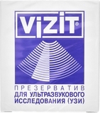 Презерватив латексный Vizit для ультразвукового исследования, 1 шт. - Pampik