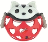 Игрушка-погремушка Canpol Babies Котик, красный (79/101_red) - Pampik