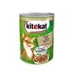 Вологий корм для дорослих кішок Kitekat Natural Vitality з качкою в желе, 400 г - Pampik