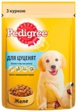 Вологий корм Pedigree для цуценят, курка з рисом у желе, 100г - Pampik
