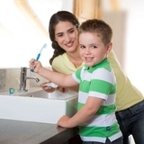 Дитяча зубна щітка для молочних зубів Chicco Крокодил, 3-6 років, зелений - Pampik - 2