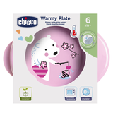 Термостійка тарілка Chicco Warmy Plate, рожевий (16000.10) - Pampik