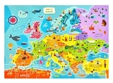 Пазл DoDo Карта Європи, англ. мова, 100 шт. (300124) - Pampik - 2