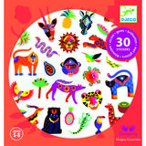 Набір наклейок Djeco Екзотика, 30 шт. (DJ09268) - Pampik