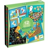 Набір Djeco Настільні класичні ігри 12 в 1 (DJ05218) - Pampik