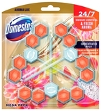 Блок для очистки унитаза Domestos Aroma Lux Dahlia Flower & Dragon Fruit, 3 шт. - Pampik