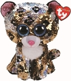 Мягкая игрушка TY Flippables Леопард Sterling,15 см (36345) - Pampik