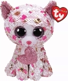 Мягкая игрушка TY Flippables Котенок Cupid, 15 см, розовый (36340) - Pampik