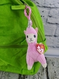М'яка іграшка-брелок TY Beanie Babies Рожева лама Lana, 12 см (36607) - Pampik - 6