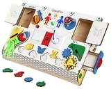 Розвиваюча дошка з нахилом GoodPlay, з підсвічуванням, 56х38х9 см (D005) - Pampik - 3