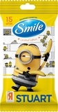 Вологі серветки Smile Міньйони, 15 шт., в асортименті - Pampik - 4