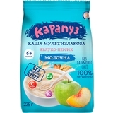 Молочна мультизлакова каша Карапуз з яблуком та персиком, 225 г - Pampik