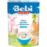 Молочная каша Bebi Premium Рисовая с абрикосом, 200 г - Pampik