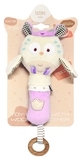 Игрушка-погремушка Elfiki Сова Мия, розовый (ІГ-0103) - Pampik