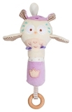 Игрушка-погремушка Elfiki Сова Мия, розовый (ІГ-0103) - Pampik - 2