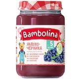 Пюре Bambolina Яблоко-черника, 190 г - Pampik
