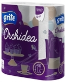 Паперові рушники Grite Orchidea Gold, білий, 2 рулони