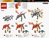 Конструктор LEGO Ninjago Вогненний дракон ЕВО Кая, 204 деталі (71762) - Pampik - 10