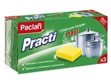 Губки Paclan для кухні Practi Maxi 3шт - Pampik
