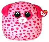 Мягкая игрушка-подушка TY Розовый пес Squish-A-Boos, 20 см (39304) - Pampik