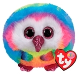 М'яка іграшка TY Puffies Різнобарвна сова Twiggy, 10 см (42504) - Pampik