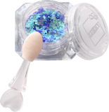 Клейкие блестки Lukky для лица и тела, сухие, сапфир, 4 г - Pampik - 2