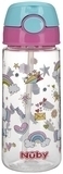 Поильник Nuby, с трубочкой-непроливайкой Tritan, 540 мл, розовый (NV0414023pnk) - Pampik - 4