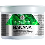 Маска-кондиціонер 2в1 Dallas Banana для зміцнення волосся з екстрактом банана, 500 мл - Pampik