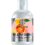Шампунь Dallas Multivitamin энергетический для волос с комплексом мультивитаминов, экстрактом женьшеня и маслом авокадо, 500 мл - Pampik