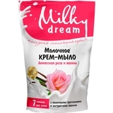Рідке крем-мило Milky Dream Дамаська троянда та ваніль, дой-пак, 500 мл - Pampik