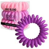 Набор резинок для волос Joko Blend Power Bobble Bright Pink Mix, 3 шт., лиловый - Pampik