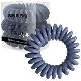 Набор резинок для волос Joko Blend Power Bobble Gray-Blue Mix, 3 шт., серо-голубой - Pampik