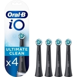 Сменные насадки для зубной щетки Oral-B iO Ultimate Clean, черный, 4 шт. - Pampik