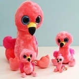 М'яка іграшка TY Beanie Boo's Фламінго Gilda, 25 см (37262) - Pampik - 6