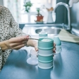 Контейнер для дитячих сумішей Suavinex, бірюзовий (306764) - Pampik - 5