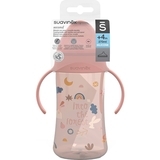 Поїльник Suavinex Лісові історії, з силіконовим носиком, 4+, 270 мл, рожевий (306942) - Pampik