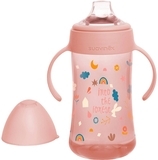 Поїльник Suavinex Лісові історії, з силіконовим носиком, 4+, 270 мл, рожевий (306942) - Pampik - 3