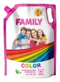 Гель для стирки цветных вещей Family, (дой-пак) 2000 г - Pampik