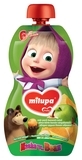 Фруктовое пюре Milupa Pouch Яблоко-груша-банан-абрикос, 100 г - Pampik