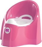 Анатомічний горщик OK Baby Pasha, малиновий - Pampik - 6