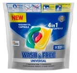 Капсули для прання Wash&Free універсальні, 25 шт.