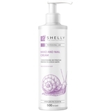 Крем для рук та нігтів Shelly з алантоїном, екстрактом равлика та олією каріте, 500 мл - Pampik