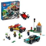 Конструктор LEGO City Пожарная бригада и полицейская погоня, 295 деталей (60319) - Pampik - 2