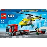 Конструктор LEGO City Грузовик для спасательного вертолета, 215 деталей (60343) - Pampik