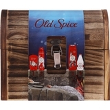 Подарунковий набір для чоловіків Old Spice Treasure Chest з твердим дезодорантом, аерозольним дезодорантом, гелем для душу Deep Sea та лосьйоном після гоління Captain - Pampik