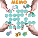 Гра настільна Magdum Лото+мемо Зоопарк (ME5032-21 EN) - Pampik - 4